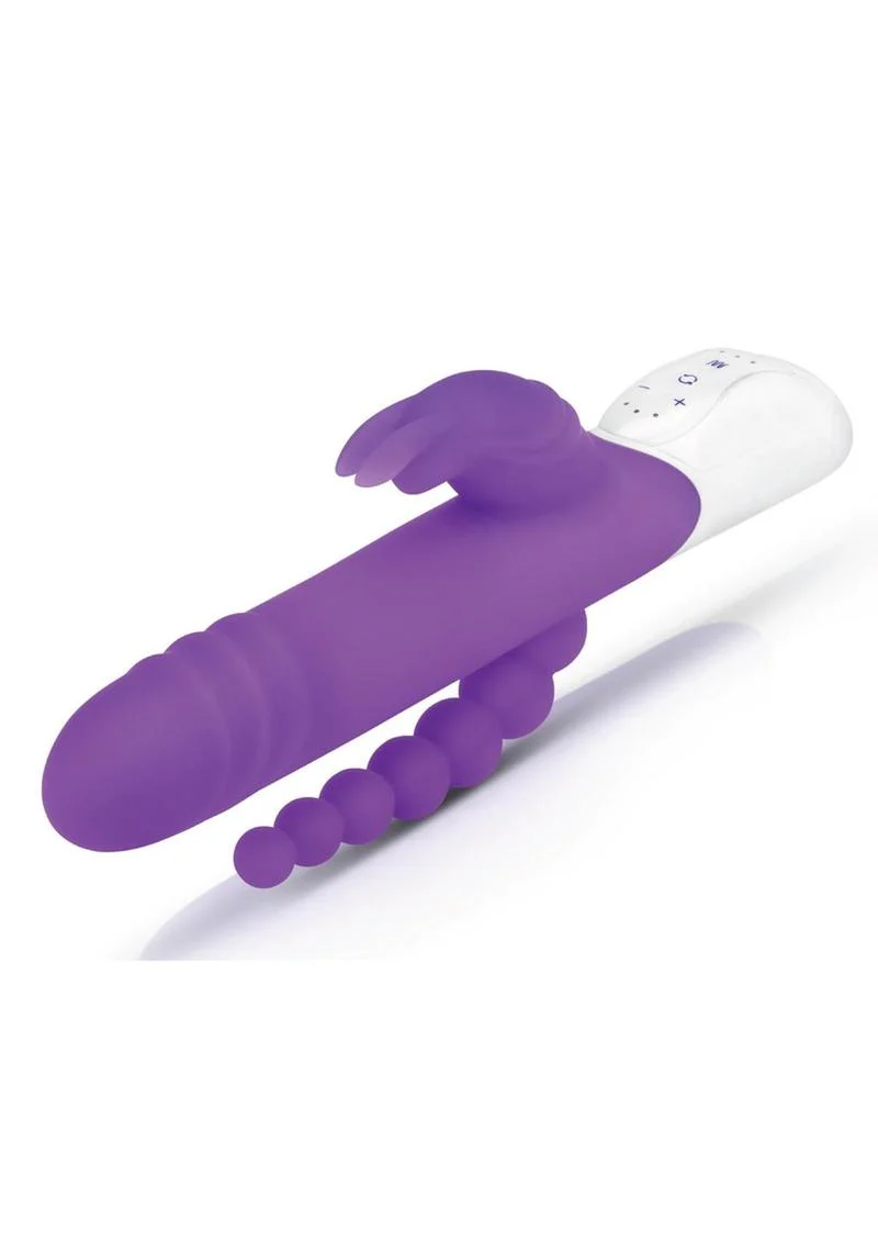 Rabbit Essential Silicone Rechargeable Double Penetration Rabbit Vibrator