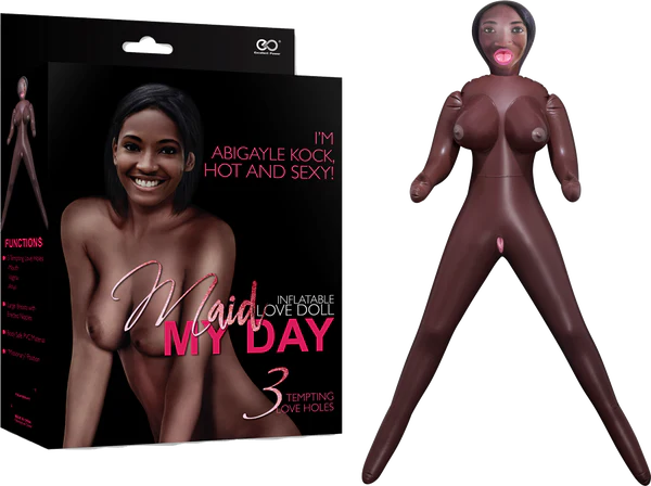 Maid My Day Abigayle Kock Life Size Inflatable Blow Up Love Doll by Excellent Power