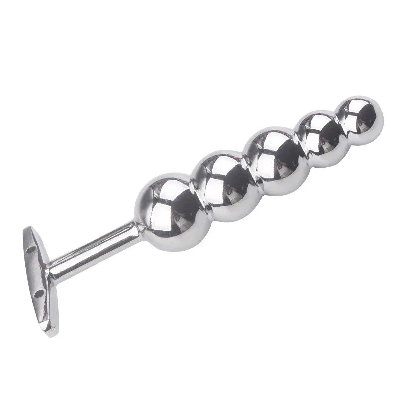 JOYGASMS Pure Stainless Steel Beaded Graduated Anal Beads Butt Plug