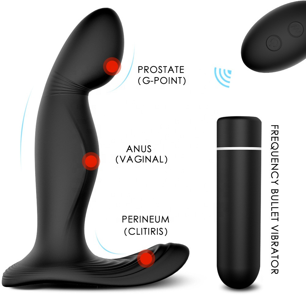 Rechargeable Multi Frequency Men Prostate Massager Vibrators